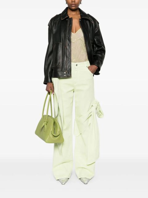 Blumarine leather jacket - Black