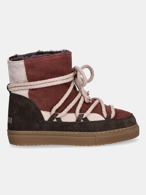 Inuikii śniegowce zamszowe PATCHWORK kolor różowy 3001.003.0072