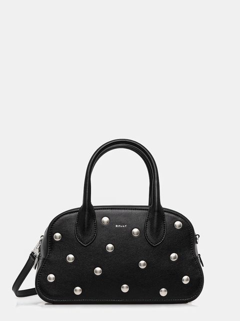 Bally torebka skórzana kolor czarny WAS02L - zdjęcie produktu nr 1