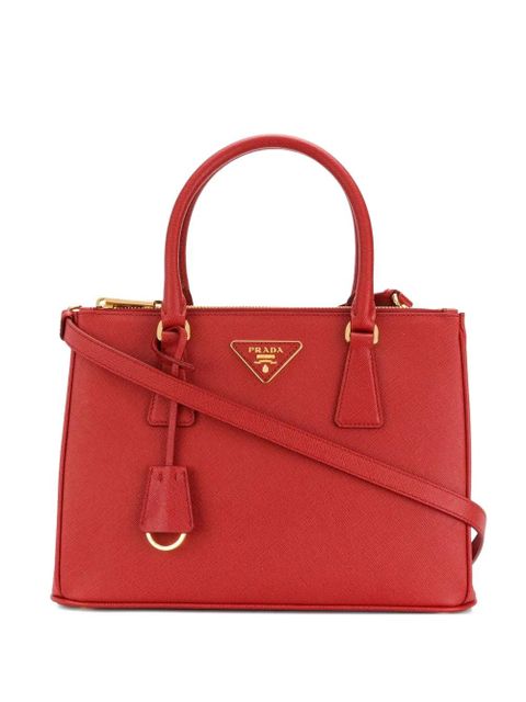 Prada mini Galleria tote bag - Red - zdjęcie produktu nr 1