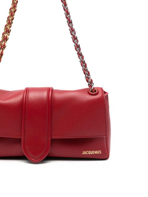 Jacquemus Le Bambino chain leather shoulder bag - Red