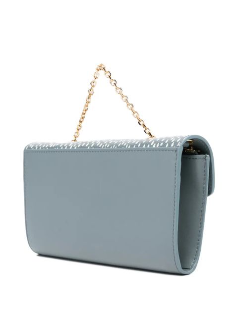 FENDI FF Diamonds mottled logo mini bag - Blue