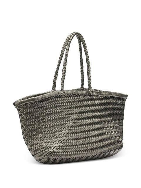 DRAGON DIFFUSION woven-design tote bag - Silver - zdjęcie produktu nr 2