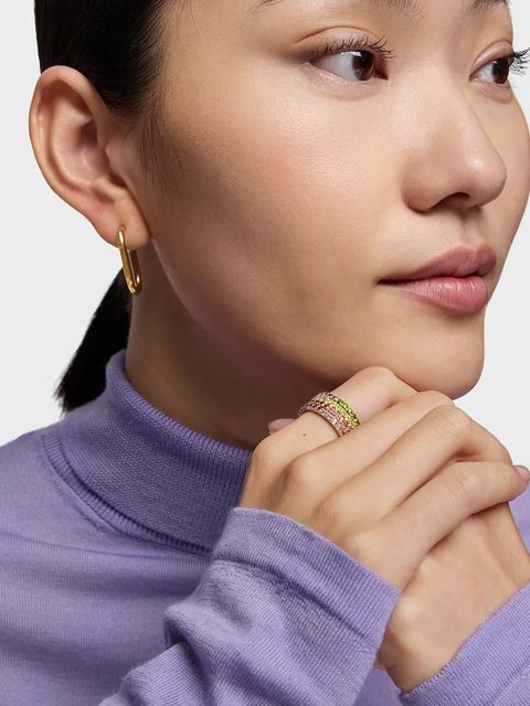 Tous pierścionek ze srebra pokrytego złotem