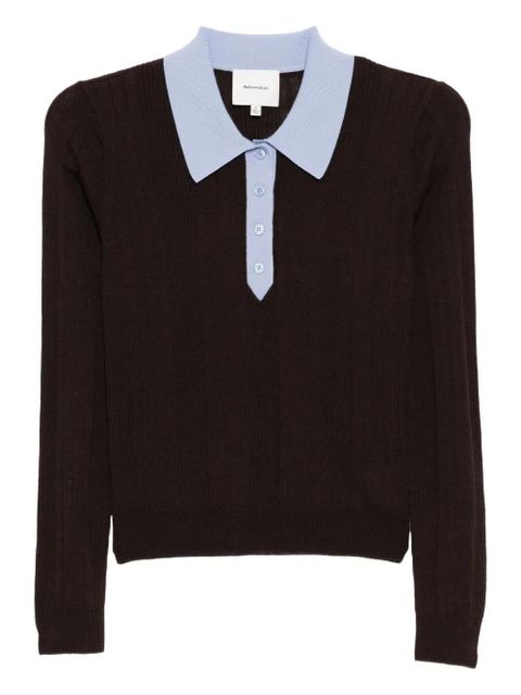 Reformation Hermia polo - Brown - zdjęcie produktu nr 1