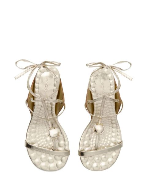 Jimmy Choo 50mm Zyra sandals - Gold