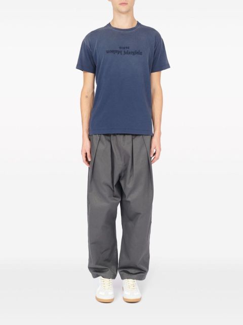 Maison Margiela Reverse Logo cotton T-shirt - Blue - zdjęcie produktu nr 2