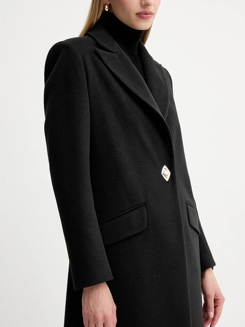 Fracomina płaszcz kolor czarny FS25WC1008W48601