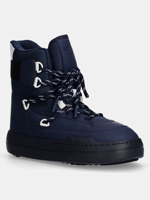 Moon Boot śniegowce MB PARK SNEAKER BOOT kolor granatowy 80D2470060 F003