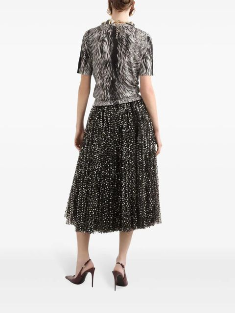 Dolce & Gabbana sequin-embellished skirt - Black - zdjęcie produktu nr 2