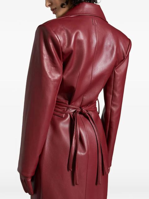 Manière De Voir Malya detachable-belt coat - Red