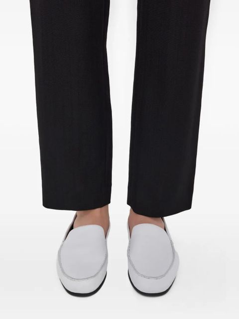 LouLou de Saison Boros LDS topstitching loafers - White