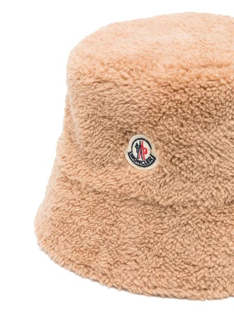 Moncler logo-patch bucket hat - Neutrals - zdjęcie produktu nr 2
