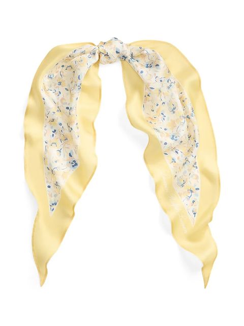 Lauren Ralph Lauren szalik damski jedwabny - zdjęcie produktu nr 2