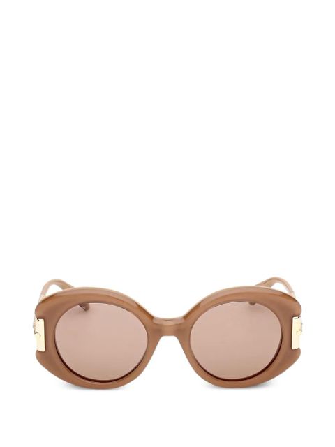 Max Mara Eyewear round-frame sunglasses - Brown - zdjęcie produktu nr 1