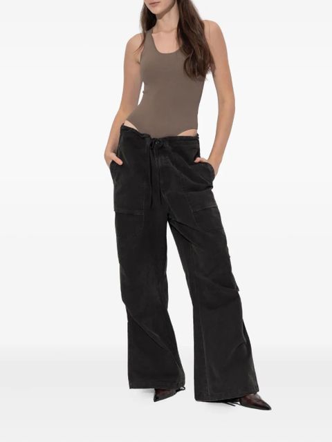 ENTIRE STUDIOS scoop-neck sleeveless body - Brown - zdjęcie produktu nr 2