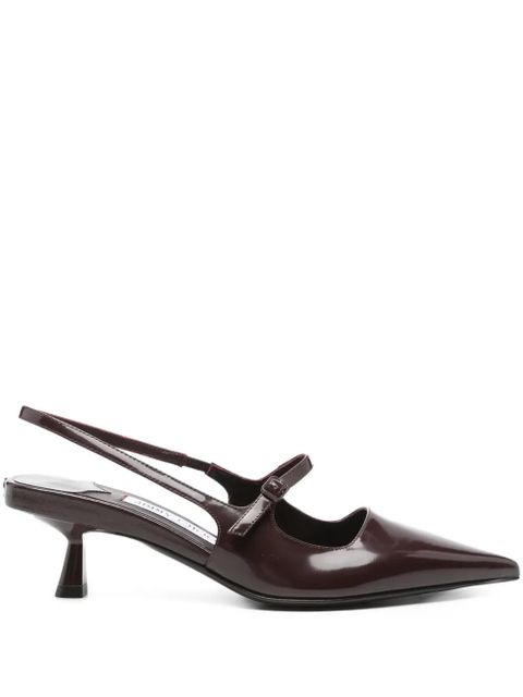 Jimmy Choo 45mm slingback pointed-toe pumps - Red - zdjęcie produktu nr 1