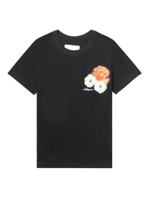 3.1 Phillip Lim logo-embroidered T-Shirt - Black - zdjęcie produktu nr 1