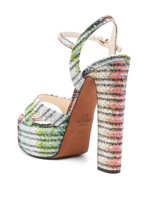 Missoni 145mm sequinned sandals - Black - zdjęcie produktu nr 2