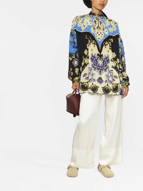 ETRO floral-print blouse - Black