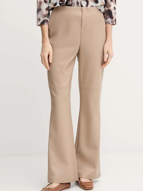 Joseph Ribkoff spodnie damskie kolor beżowy proste high waist 254044 - zdjęcie produktu nr 1