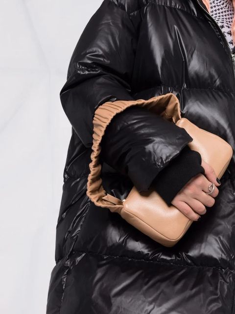 Frenzlauer gathered-handle mini bag - Neutrals