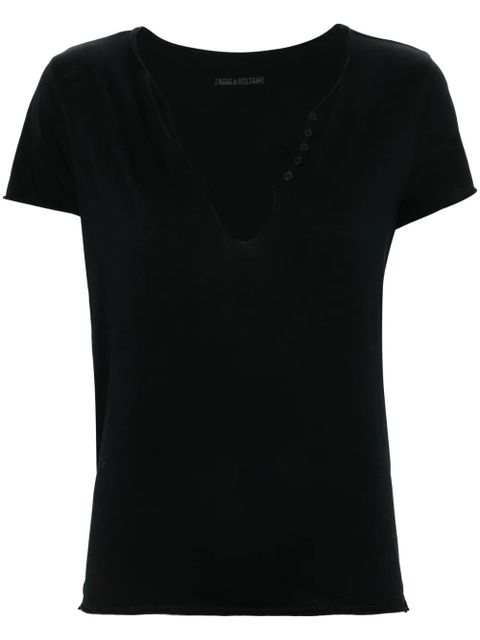 Zadig&Voltaire Henley T-shirt - Black - zdjęcie produktu nr 1