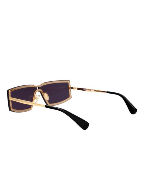 Max Mara Eyewear rectangle-frame sunglasses - Gold