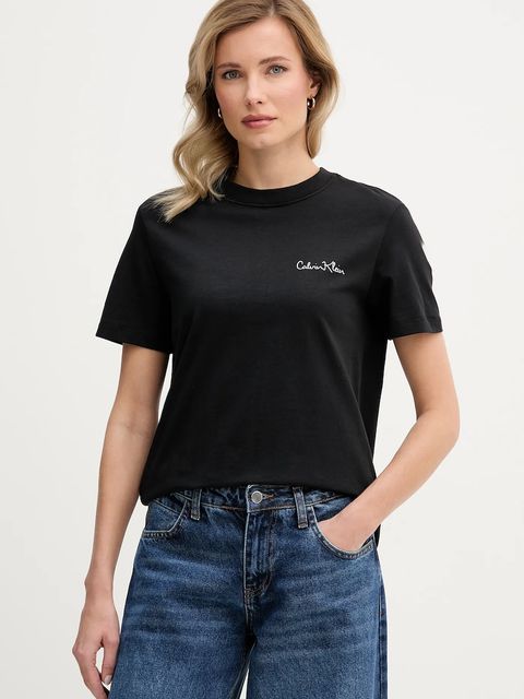 Calvin Klein Jeans t-shirt bawełniany - zdjęcie produktu nr 1