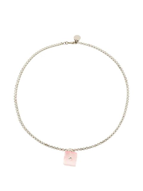 Marni cube-pendant necklace - Silver - zdjęcie produktu nr 1