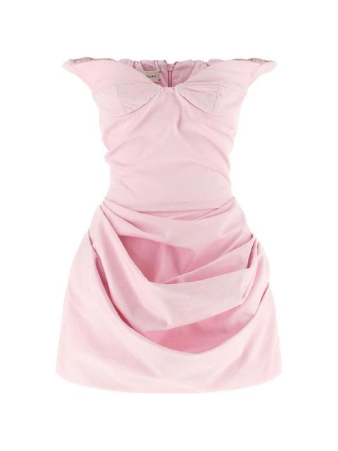 Magda Butrym off-shoulder ruched mini dress - Pink - zdjęcie produktu nr 1
