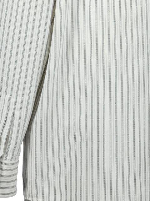 Saint Laurent striped cotton shirt - Grey