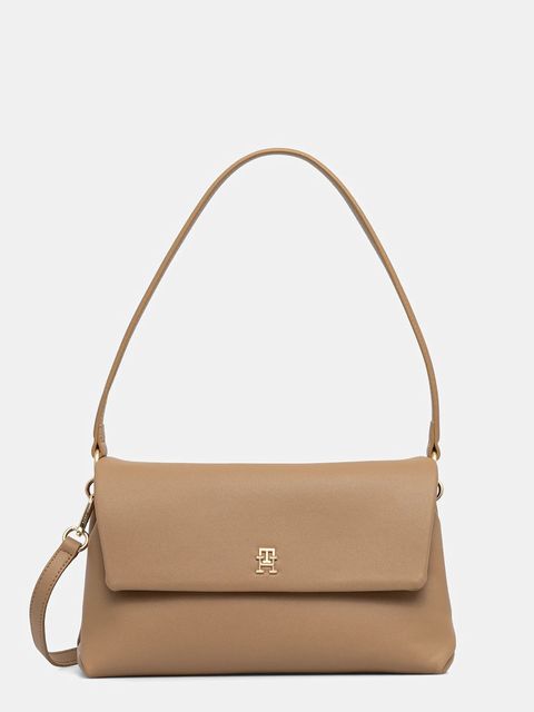 Tommy Hilfiger torebka kolor brązowy AW0AW17695 - zdjęcie produktu nr 1