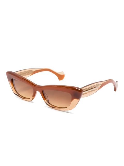 Aquazzura Riviera 47 sunglasses - Brown - zdjęcie produktu nr 2