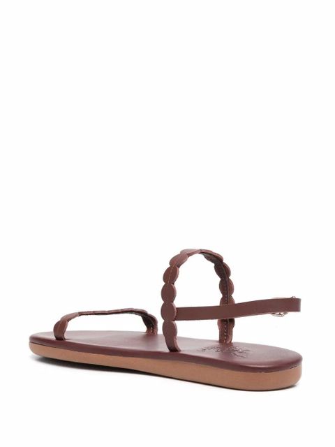 Ancient Greek Sandals Aroula leather sandals - Brown