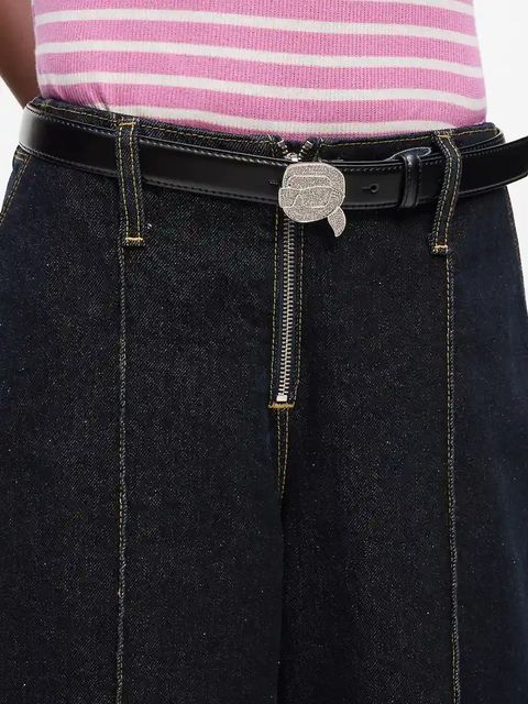 Karl Lagerfeld pasek skórzany IKON - zdjęcie produktu nr 2