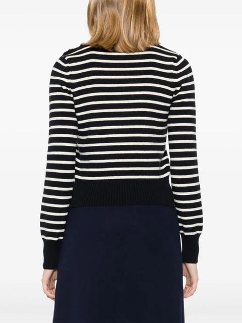 AMI Paris ribbed-knit striped jumper - Blue - zdjęcie produktu nr 2