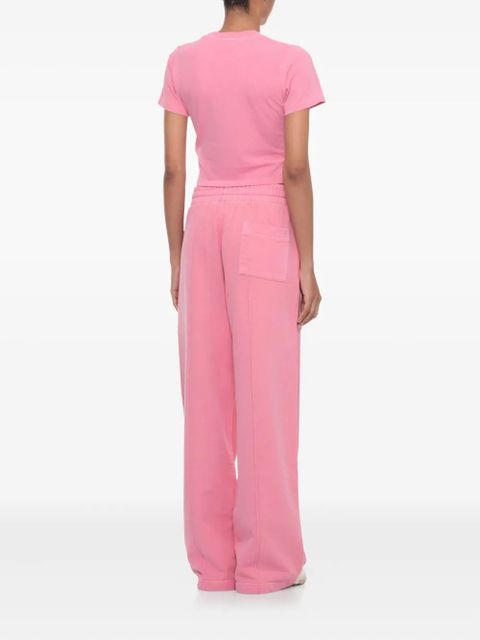 Casablanca logo-patch T-shirt - Pink