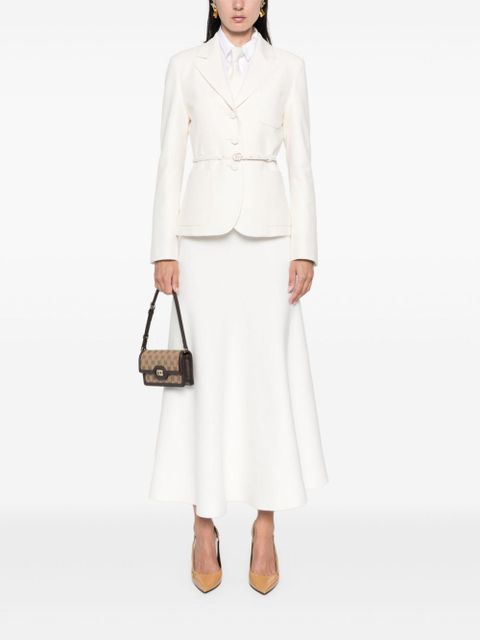 Gucci belted blazer - White