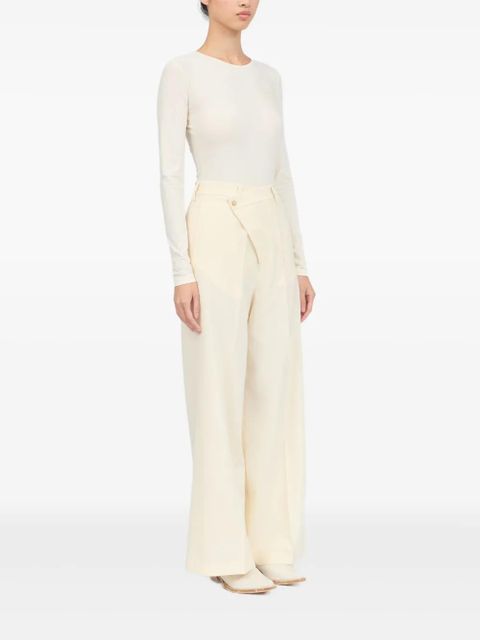 MM6 Maison Margiela off-centre trousers - Neutrals