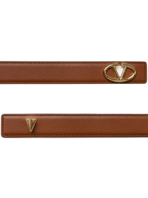 Valentino Garavani 30mm VLogo The Bold Edition belt - Brown