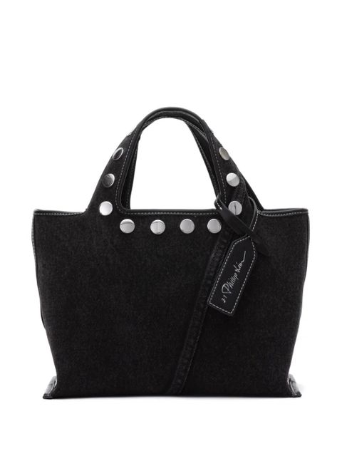 3.1 Phillip Lim mini Market denim tote bag - Black - zdjęcie produktu nr 1