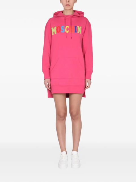 Moschino hooded logo dress - Pink - zdjęcie produktu nr 1