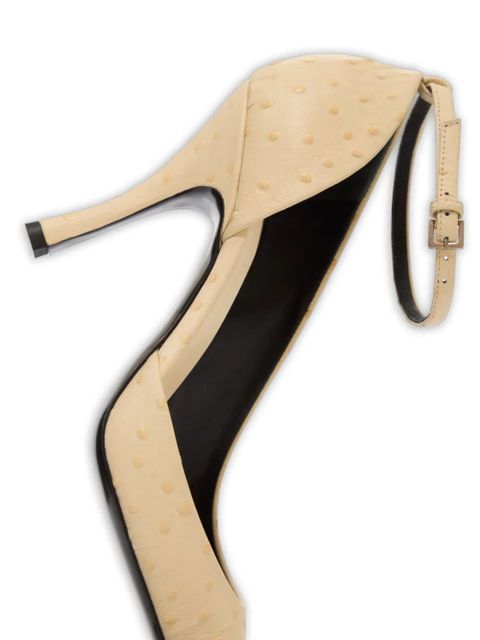 LouLou de Saison Scala leather pumps - Neutrals