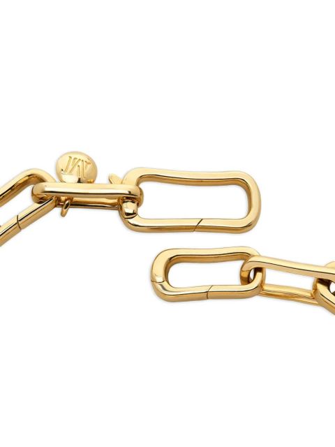 Monica Vinader recycled 18K gold vermeil Alta chain pearl bracelet