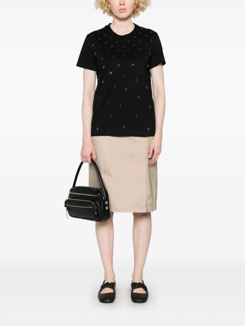 Moncler beaded T-shirt - Black