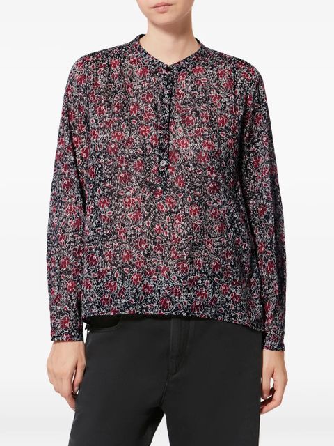 MARANT ÉTOILE MARIA floral-pattern blouse - Black