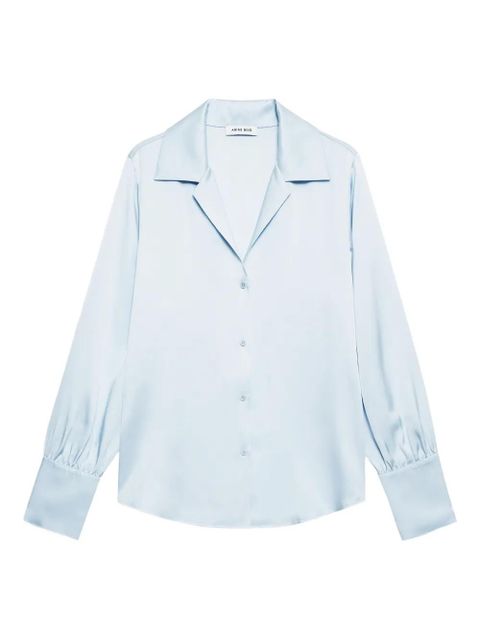 ANINE BING Bethany button shirt - Blue - zdjęcie produktu nr 1