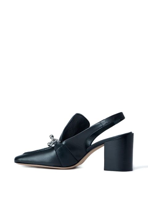 Sportmax square-toe heeled pumps - Black