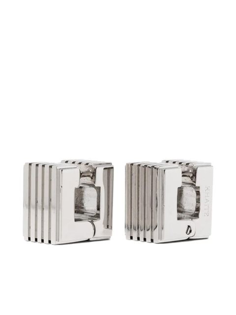 KHAITE Small Empire post-back earrings - Silver - zdjęcie produktu nr 1